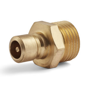 Dyros Kupplungsnippel Serie 40 mit AG R1/4" mit Ventil