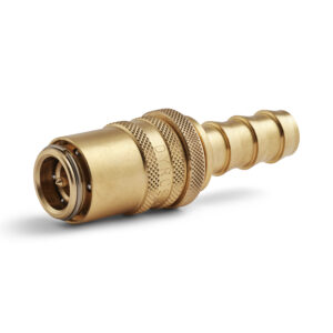 Dyros Sicherheitskupplung Serie 90 mit 1/2" Pushlock-Schlauchanschluß mit Ventil