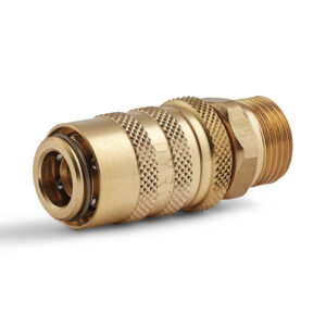 Dyros Sicherheitskupplung Serie 10 mit AG G3/8" mit Ventil