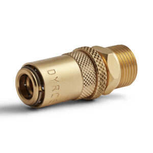 Dyros Sicherheitskupplung Serie 30 mit AG G1/4" mit Ventil